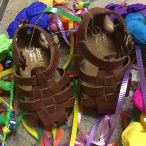 Leather Huarache Sandals Infant size 1.
