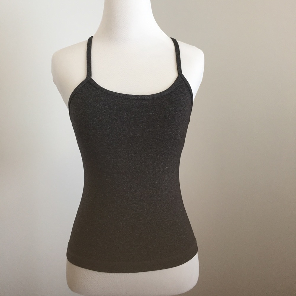 Lululemon Grey Power Y Tank
