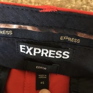 Express dress pants! Bright red! Size 4s