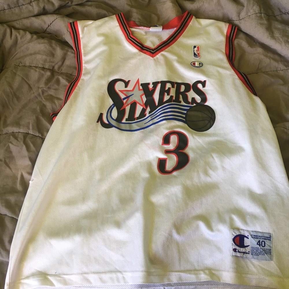 Champion NBA Sixers Allen Iverson Jersey Medium