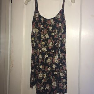 Flowered romper