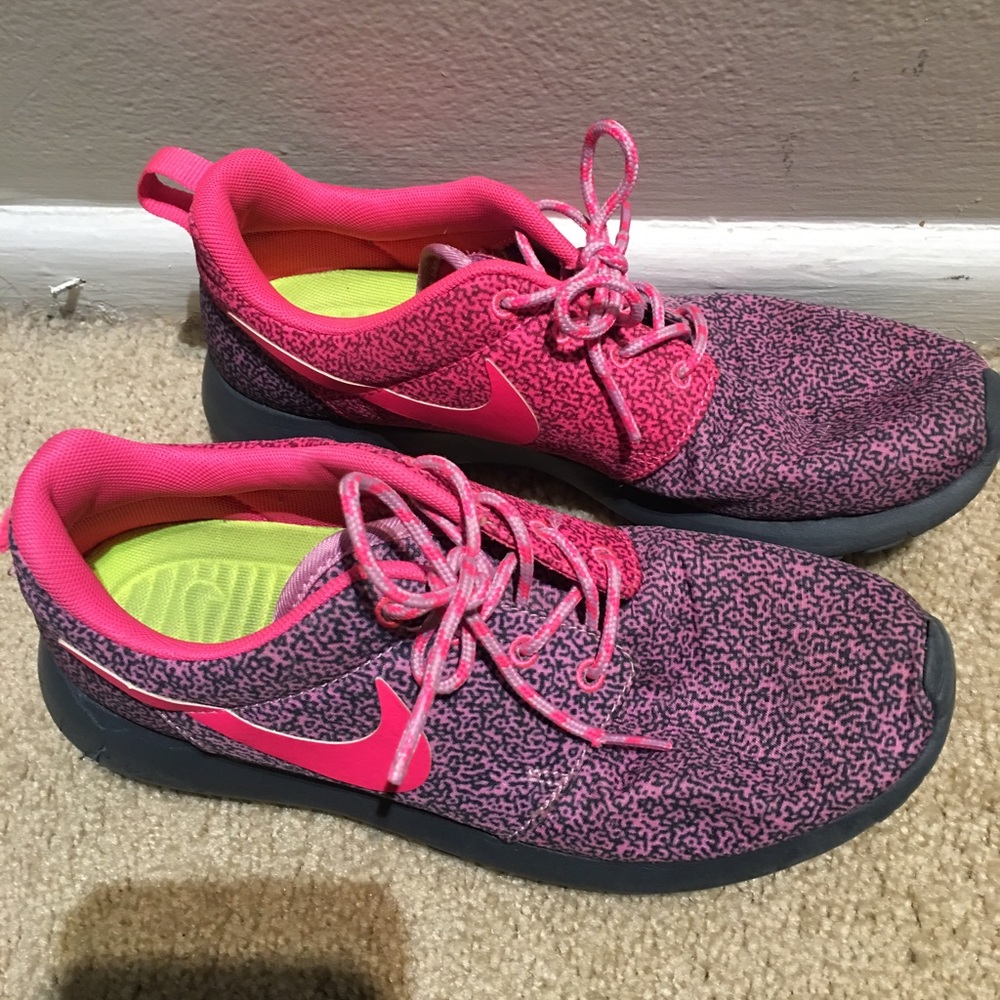 Nike sneakers pink and purple