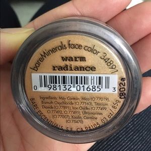 Baremineral's face color in warm radiance