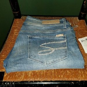 Seven7  Skinny Delmar Blue Jeans Size 12