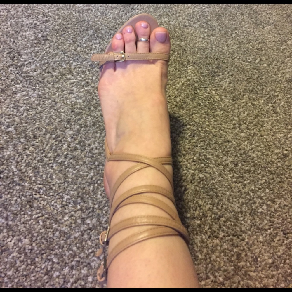 Colin Stuart lace up stiletto heels 7