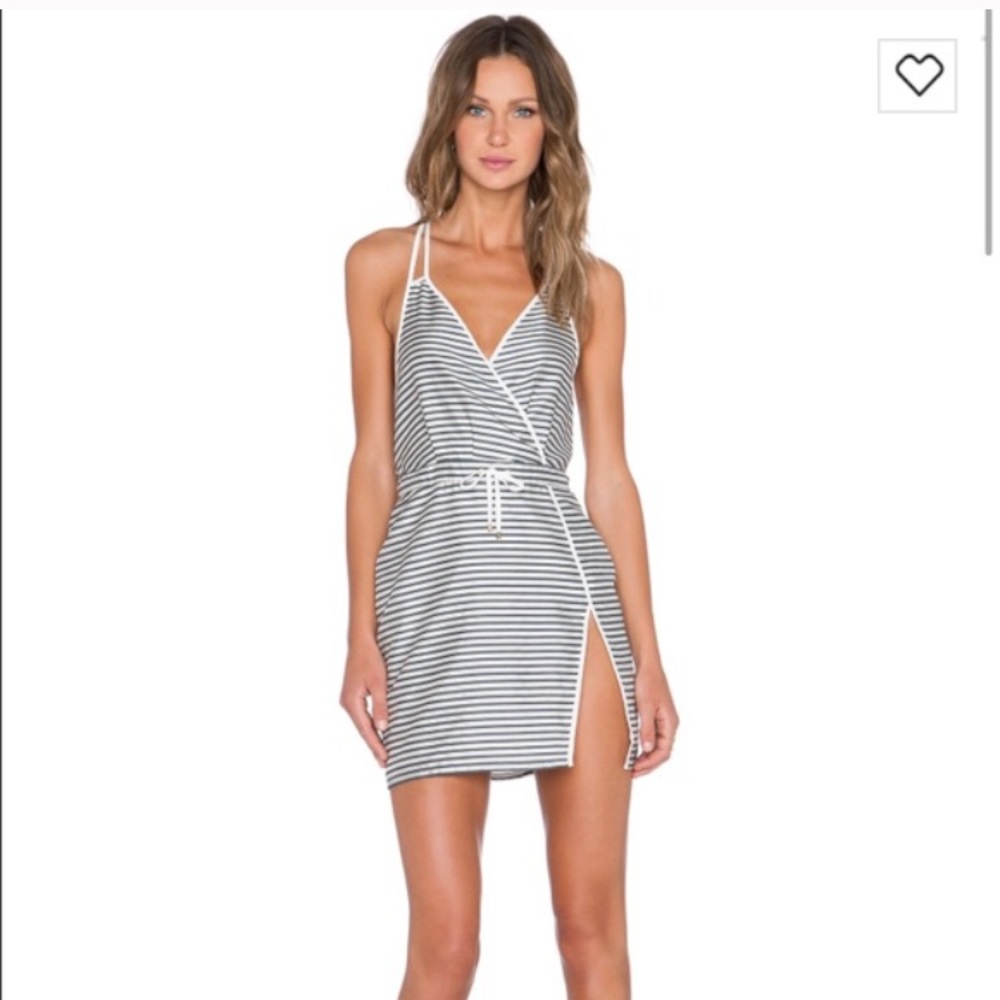 Striped tank dress revolve NBD