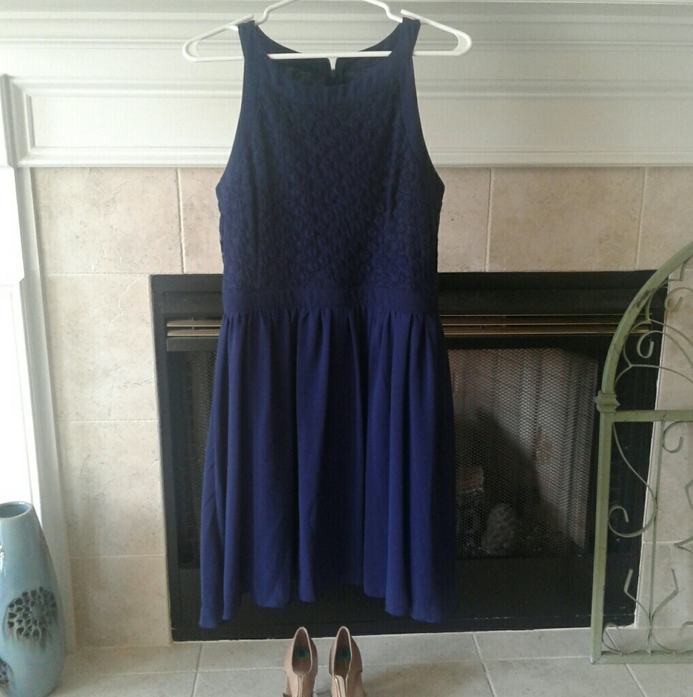 Fransceca's Navy Dress- Semi Formal