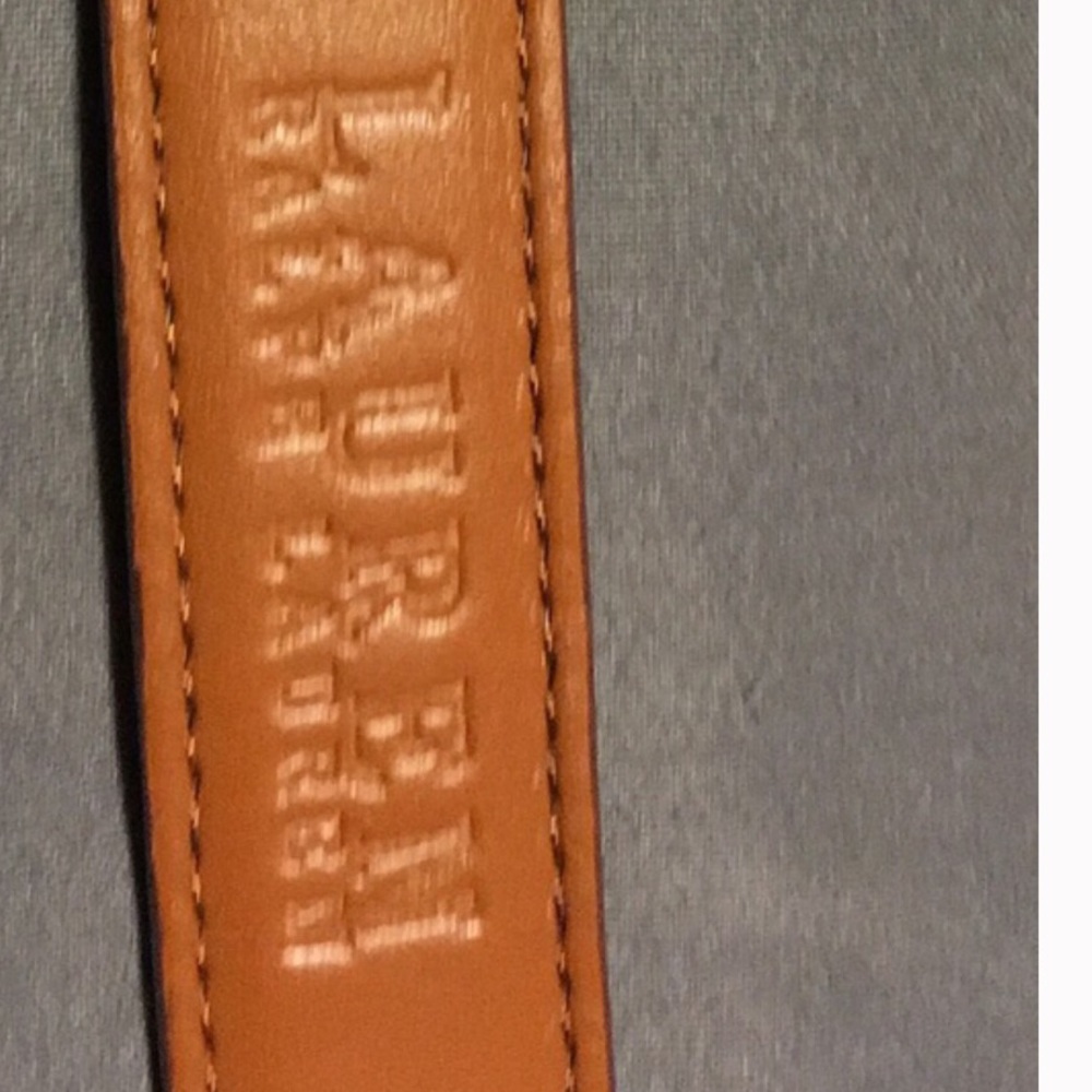 Genuine leather Ralph Lauren belt
