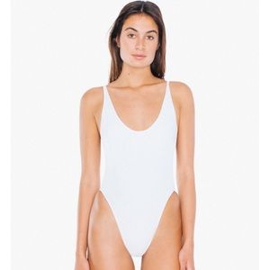 AA Nylon Once Piece High Cut Swimsuit