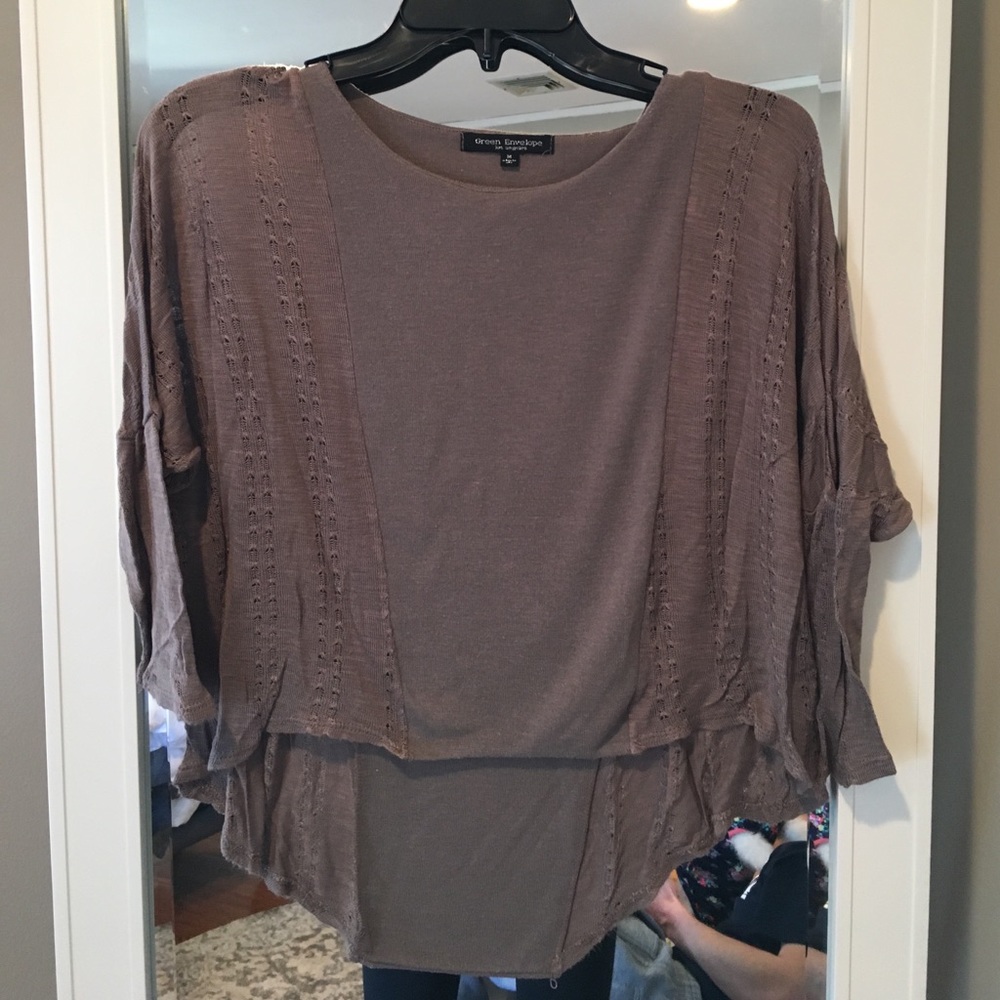 Green Envelope sweater