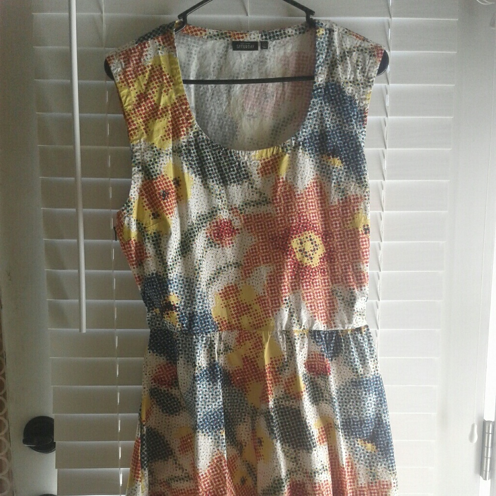 Kate Spade Digital floral print dress