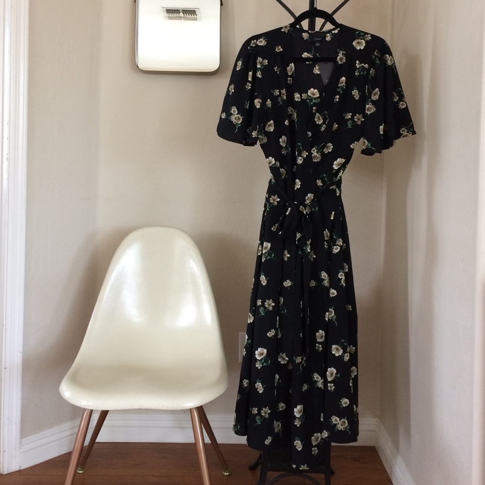 Floral Wrap Dress