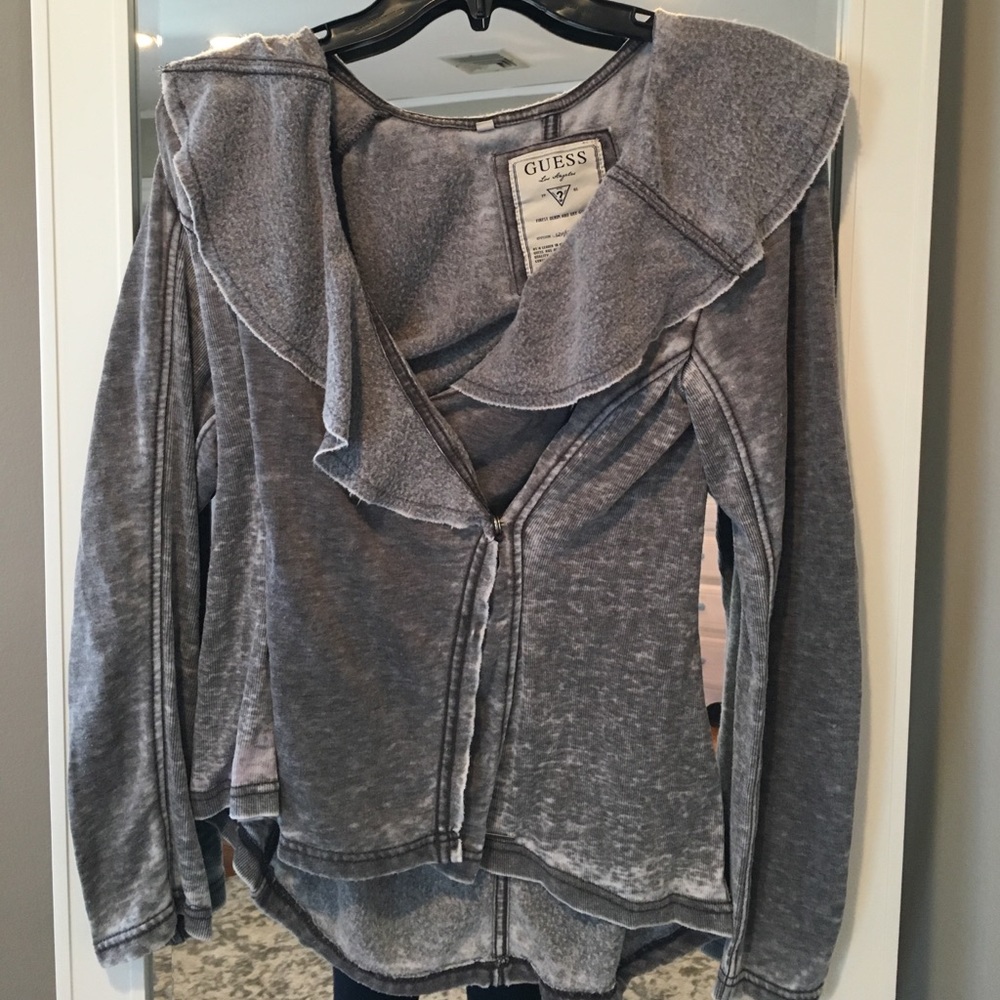 Guess sweater, gray color