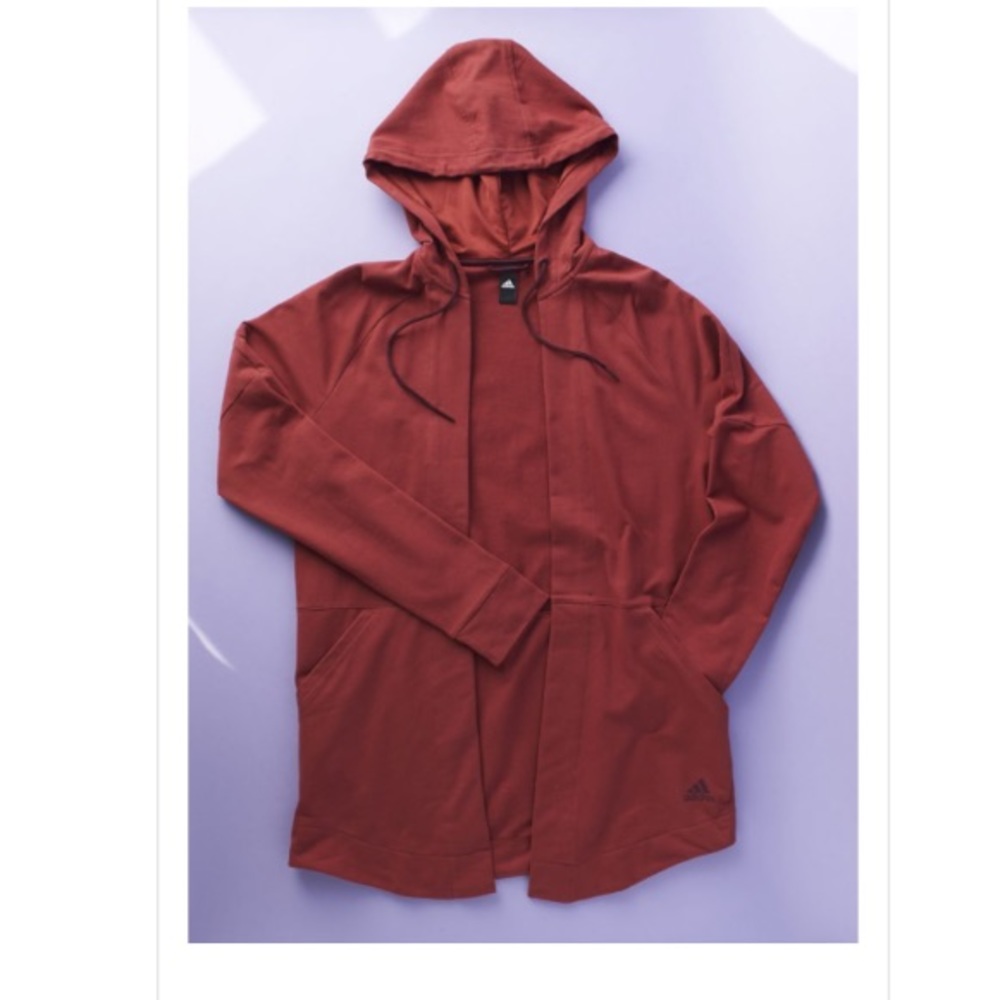 NWT Adidas women's open hoodie jacket