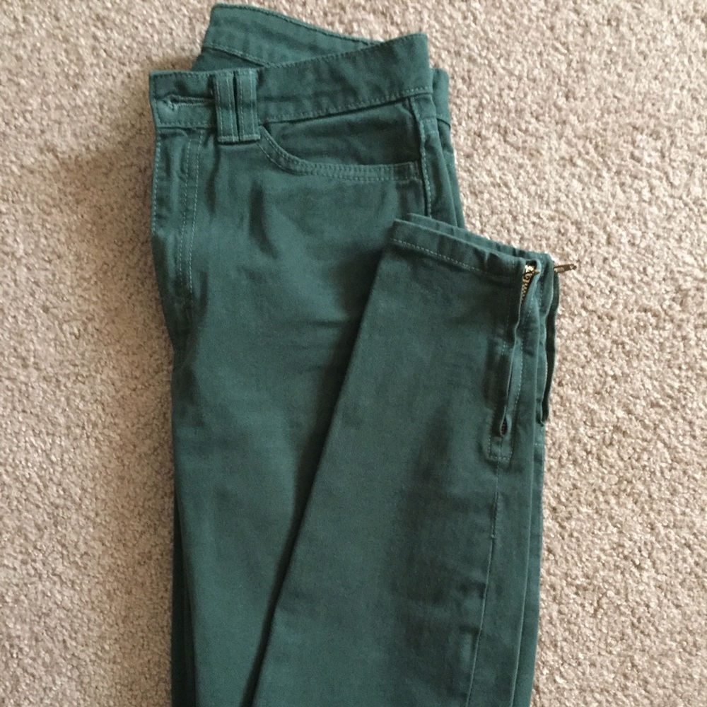 ❌SOLD❌ American Apparel High Waist Side Zip Jeans