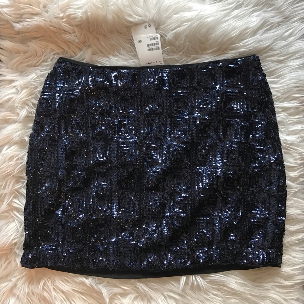 H&M Sparkle Mini Skirt (brand new)