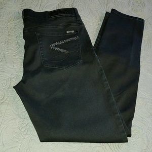 Seven7 Black Skinny Size 12