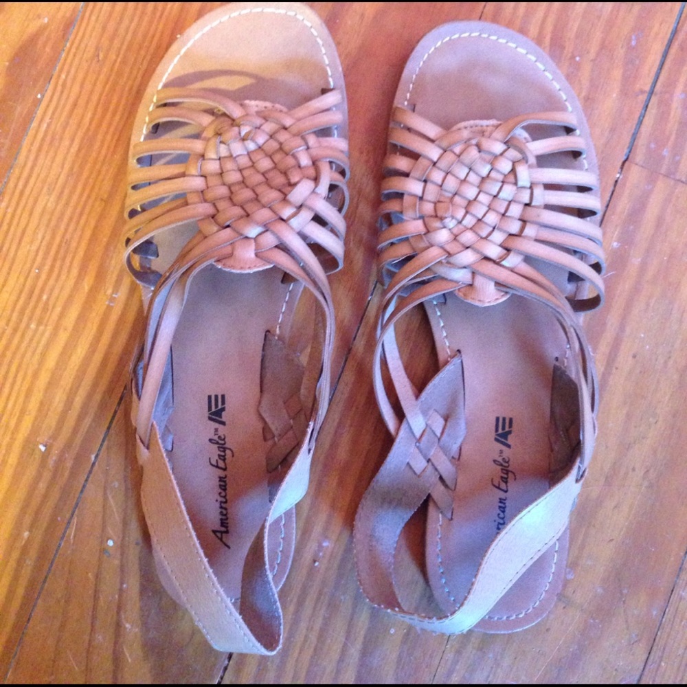 Braided Tan Sandals