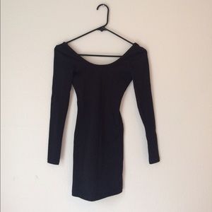 American Apparel fitted long sleeve mini