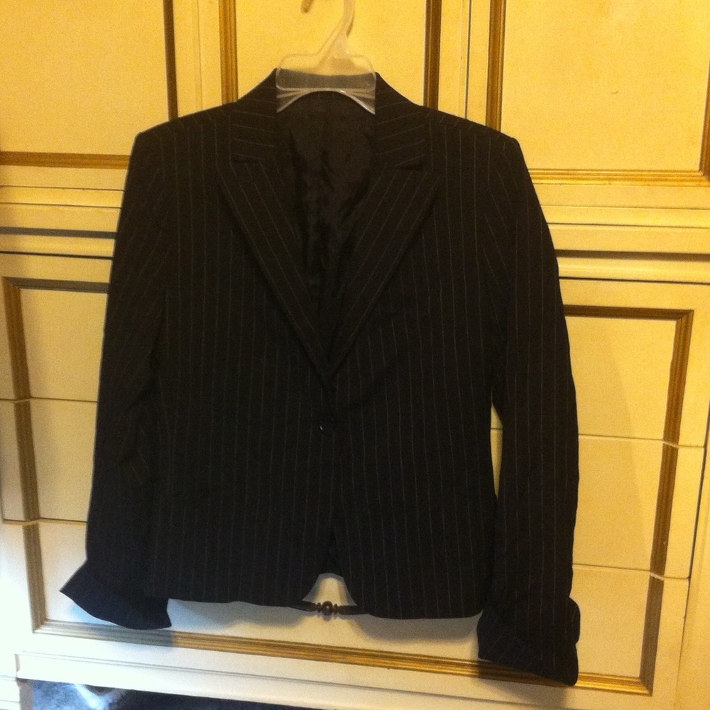 Pinstripe Blazer