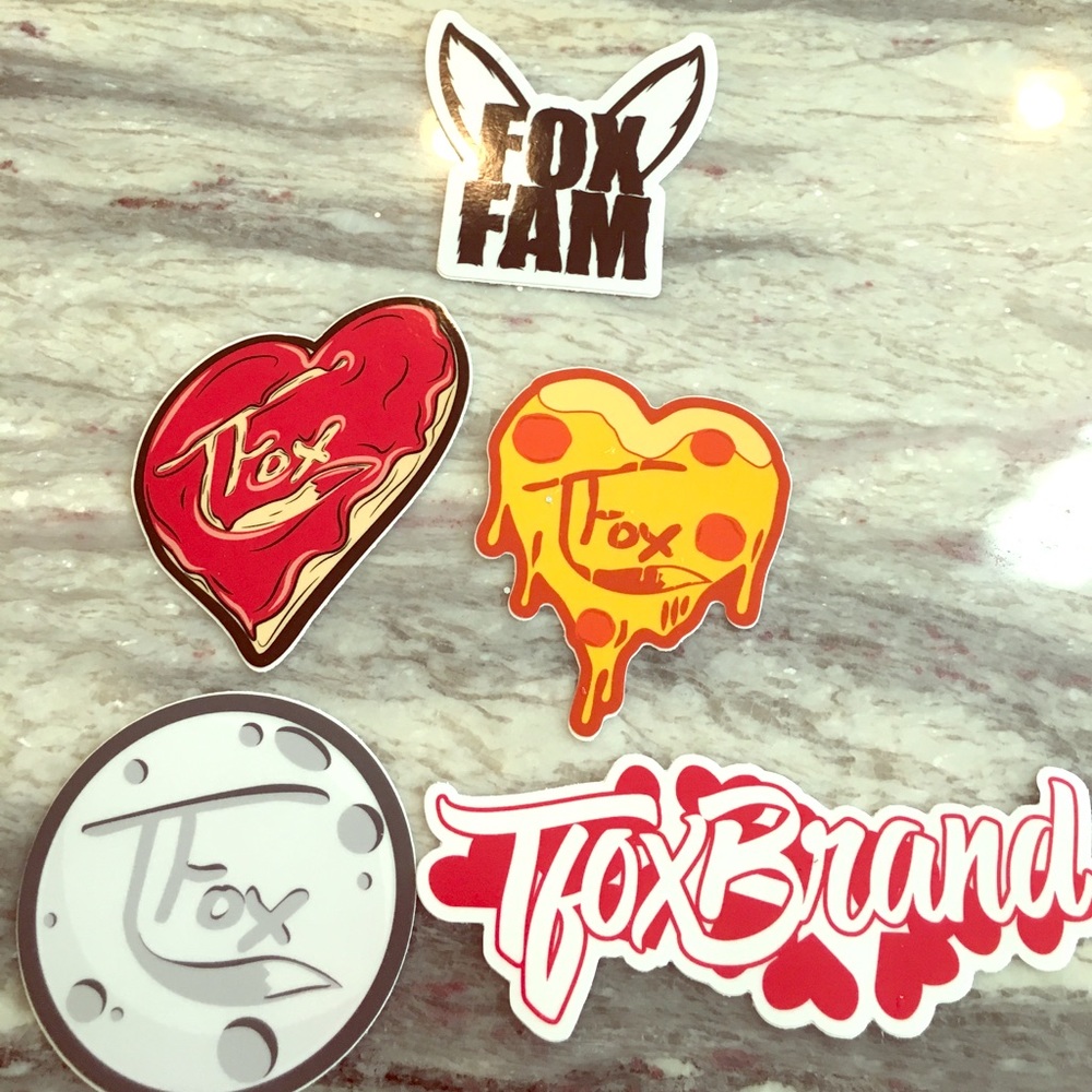 Tanner fox stickers