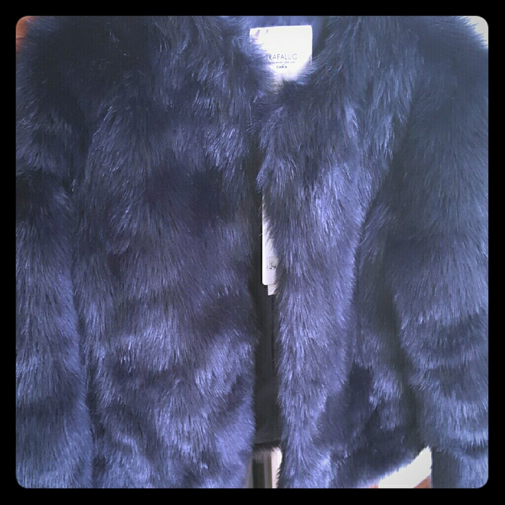 ZARA faux fur jacket