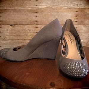 Jessica Simpson Cambria Suede Wedges