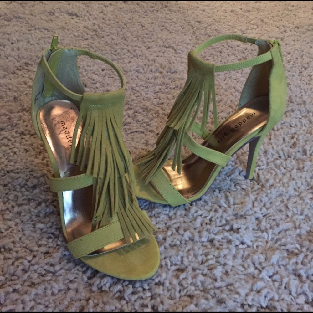 Madden Girl Fringe High Heels