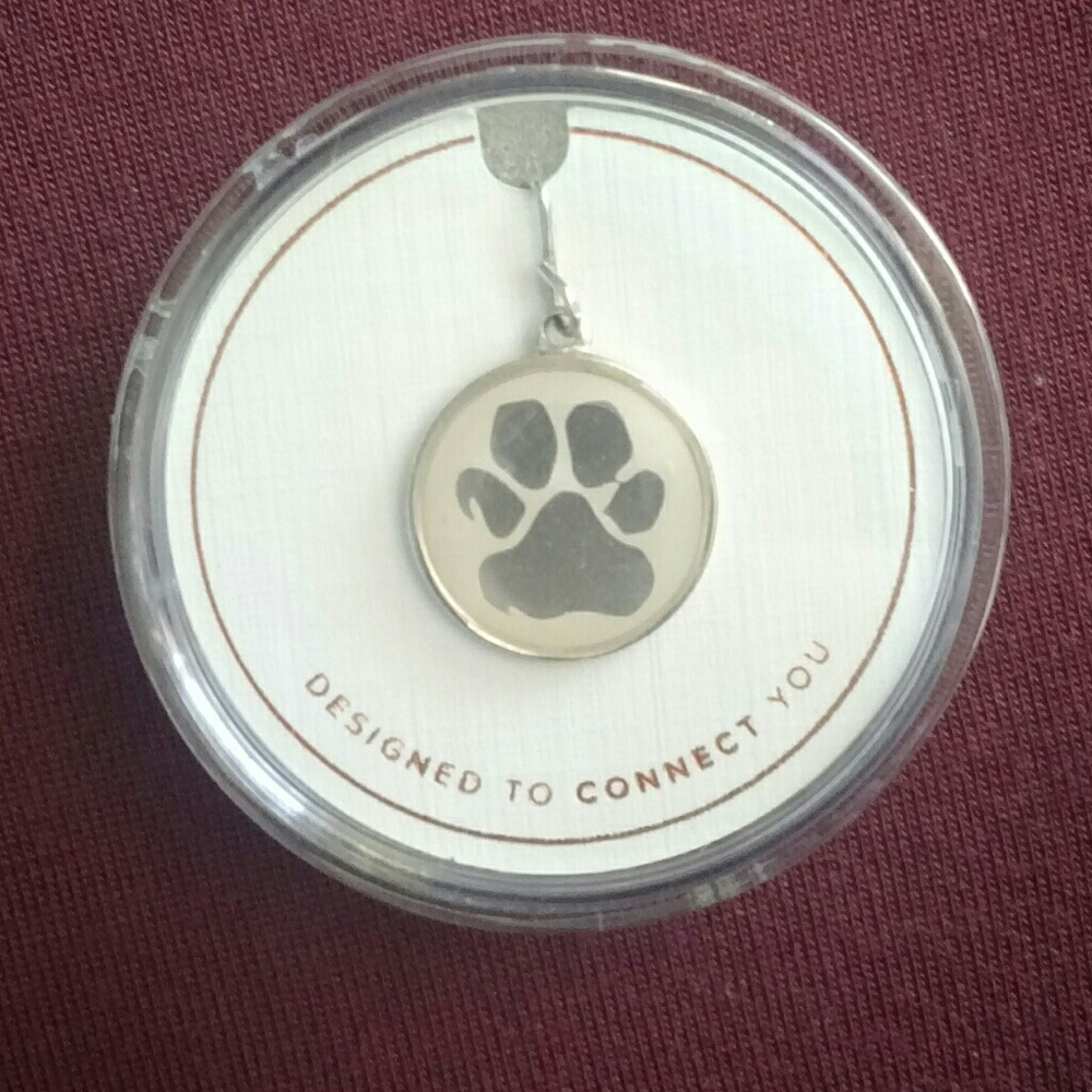 * Alex and Ani * Paw print necklace charm
