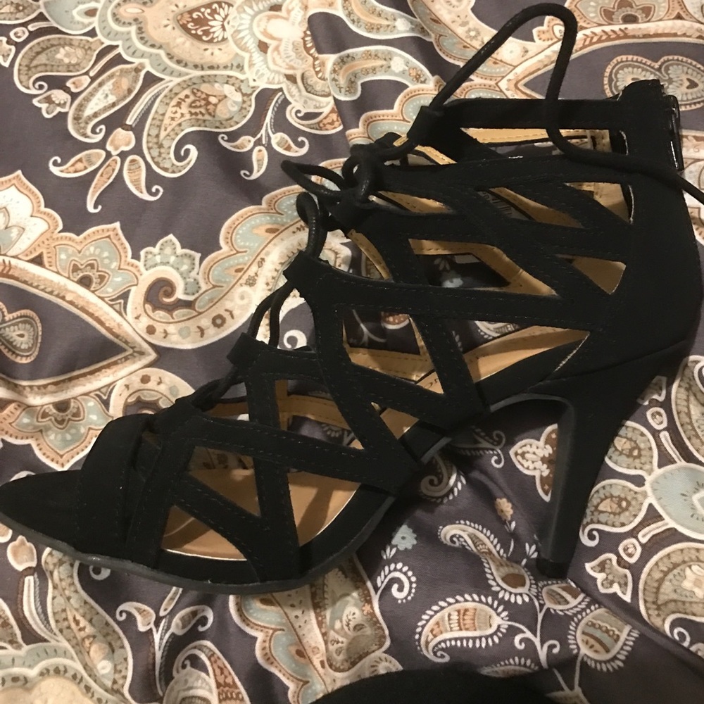 Christian Siriano heels black size 7