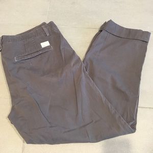 Vince Boyfriend relaxed fit cotton twill pants