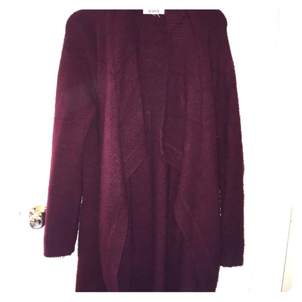 BB Dakota oversized maroon sweater
