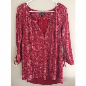 Lucky Brand bohemian blouse