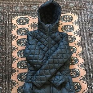North face winter quilted coat
