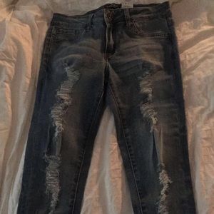 Brand new fashion nova ripped jeans