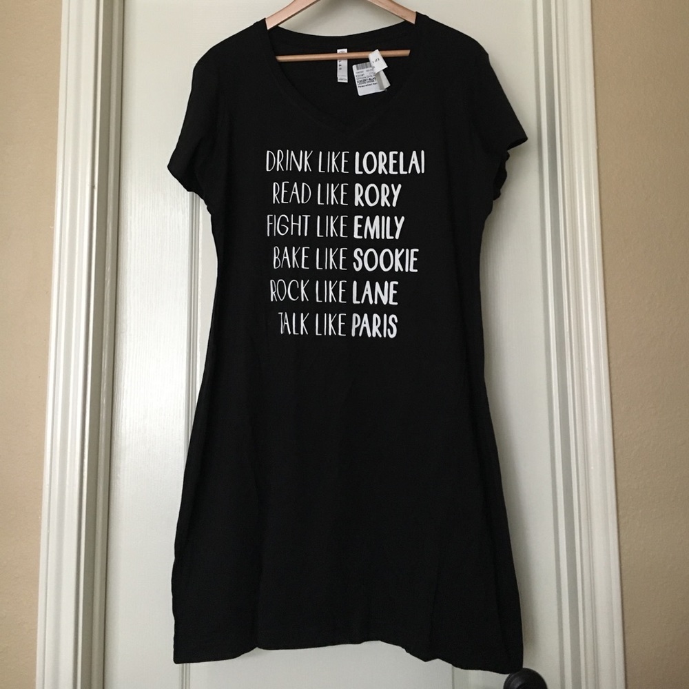 Gilmore Girls T-Shirt Dress