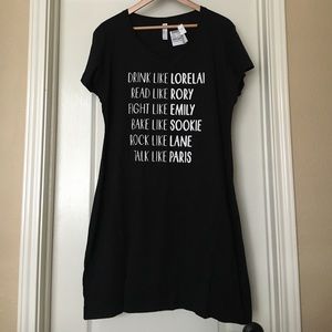 Gilmore Girls T-Shirt Dress