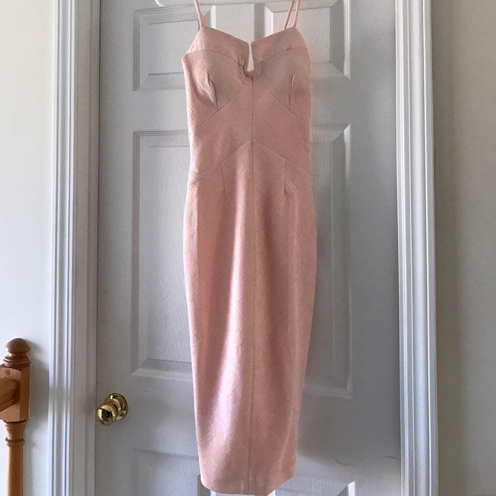 Hayden pink midi dress