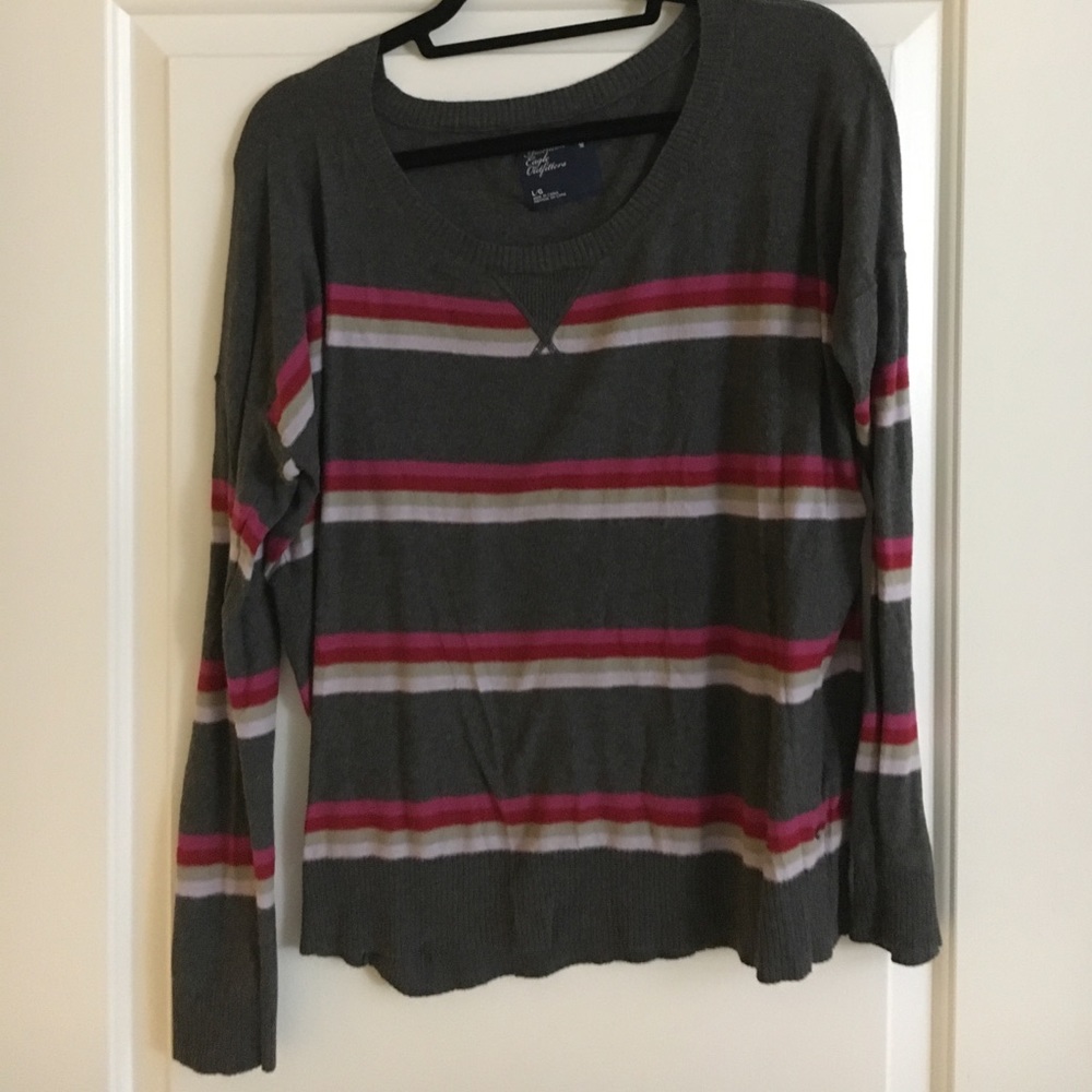 American Eagle Striped Sweater