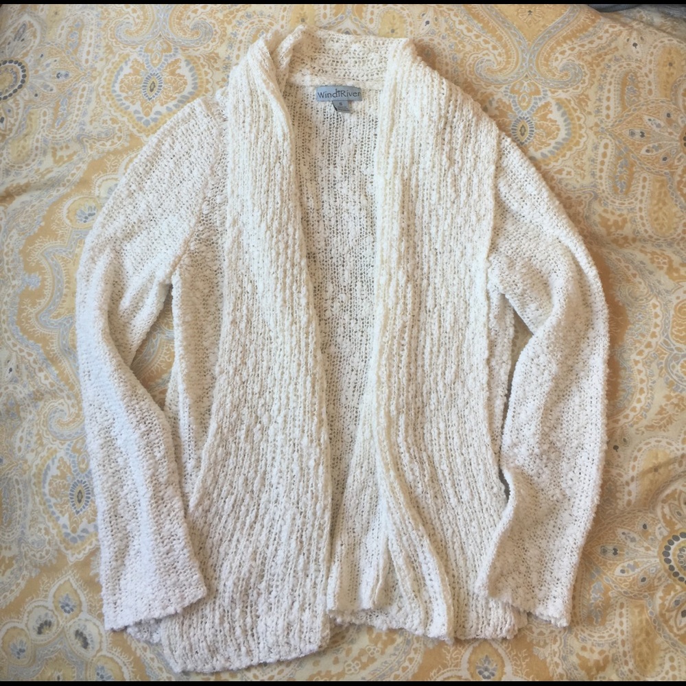 White Knit Cardigan