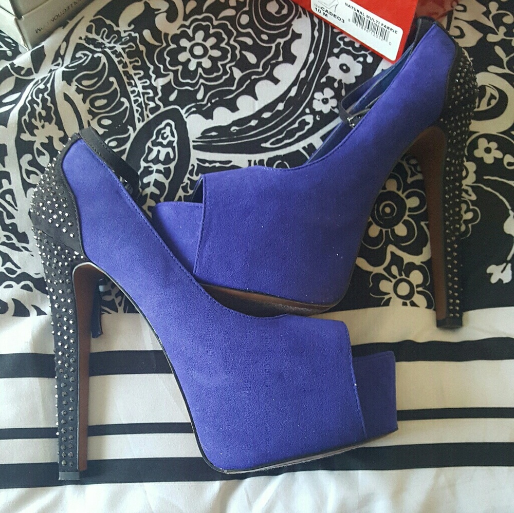 5 Inch purple heels by Wild Pair