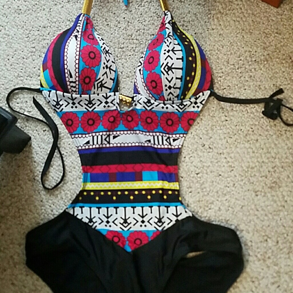 Sexy one piece bathing suit