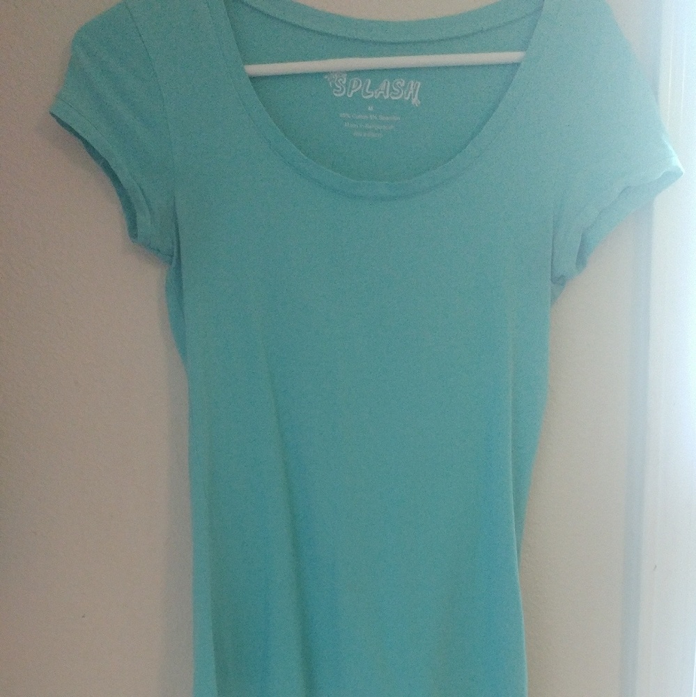 Teal tee shirt