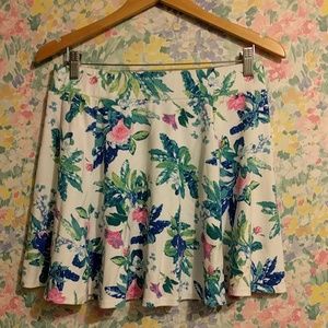 H&M Floral Skater Skirt