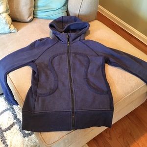 Lululemon scuba hoodie size 8 blue