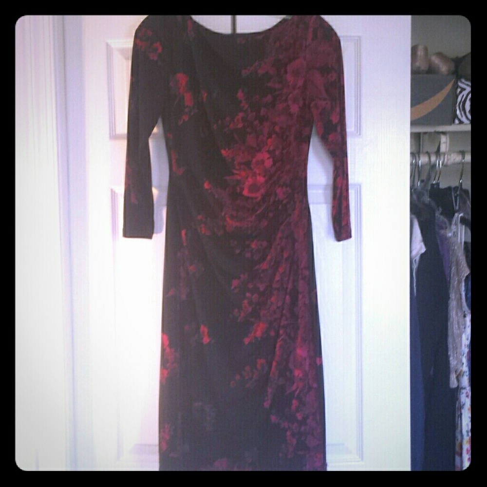 NWOT chaps floral dress