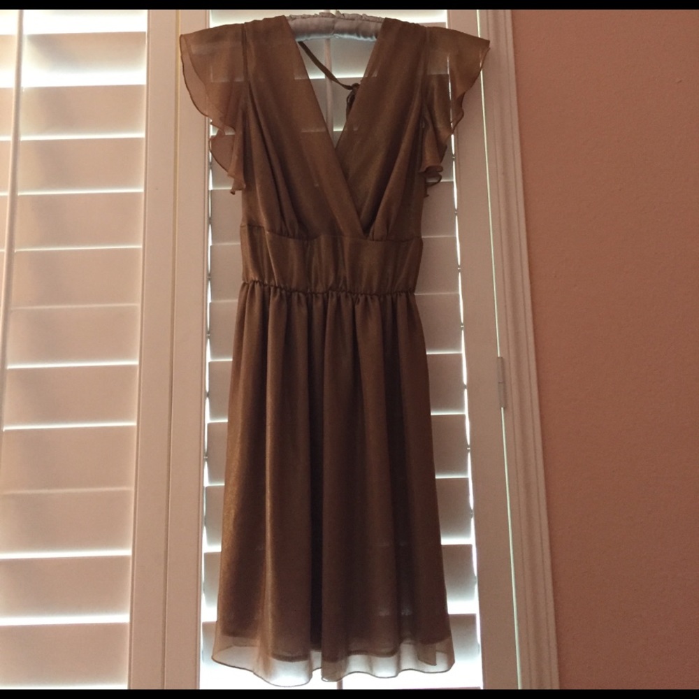 Gold LF Mini dress
