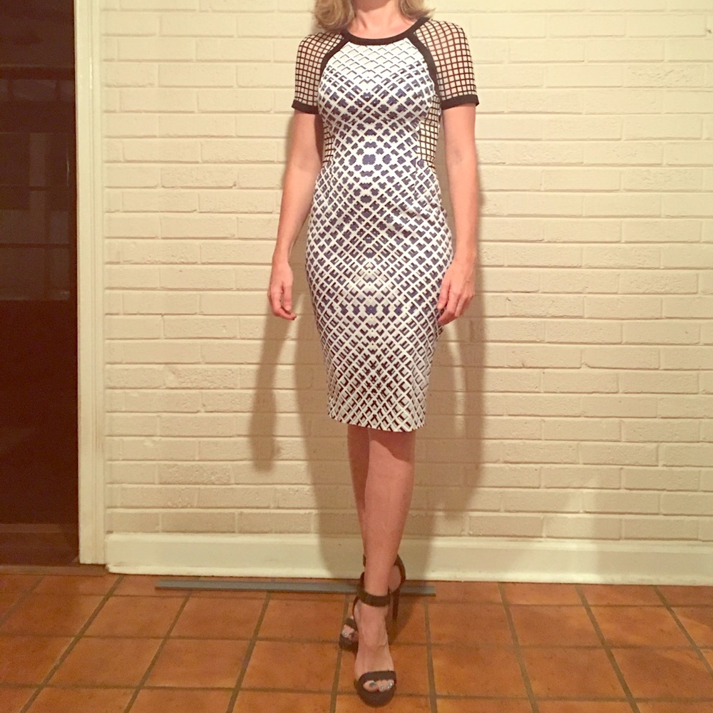 Karen Millen Geometric Dress - never been worn