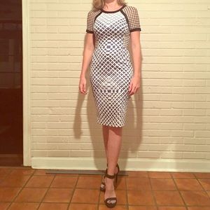 Karen Millen Geometric Dress - never been worn