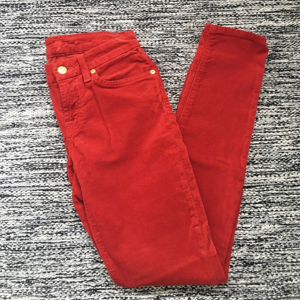 7 for all mankind Corduroy Skinny Jeans